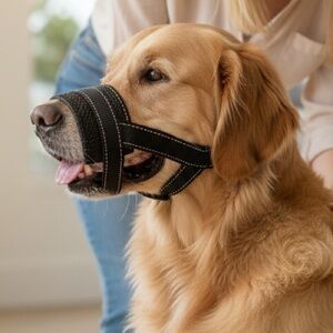 Durable Black Dog Muzzle